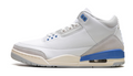 Air Jordan 3 Retro 'Lucky Shorts' – White / Grey / Blue