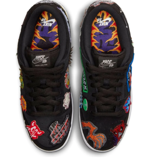 Nike SB x Neckface Dunk Low Pro QS 'Black' – DQ4488-001