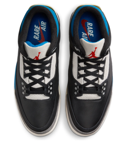 Air Jordan 3 Retro 'Rare Air' – Black / Chile Red / Neutral Grey