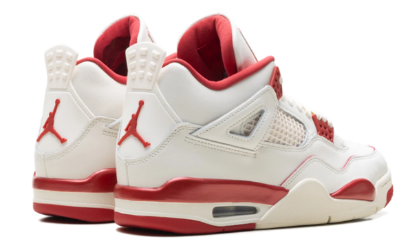 Air Jordan 4 Retro W 'Valentine’s Day – Lover Letter' – Pale Ivory / Red