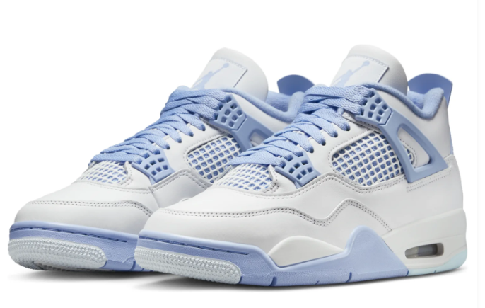 Air Jordan 4 Retro 'Forget Me Not' (Aluminum) Women's Sneakers