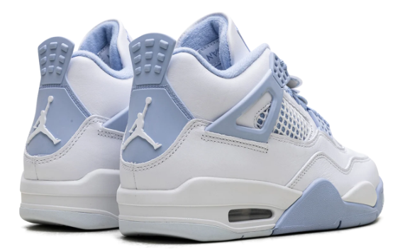 Air Jordan 4 WMNS 'Aluminum' – White / Aluminum Blue