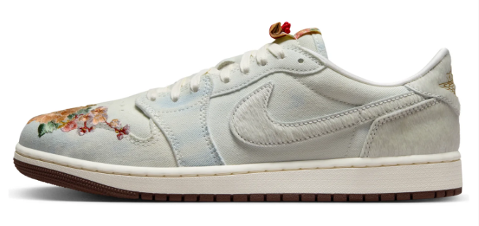 Air Jordan 1 Retro Low OG 'Chinese New Year' 2026 – Football Grey / Sail