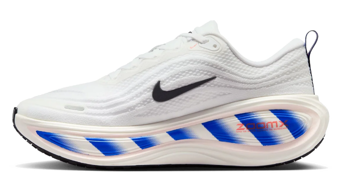 Nike Vomero Plus Running Shoes – White / Atomic Pink / Racer Blue