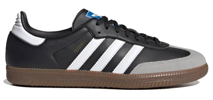 adidas Samba Vegan Sneakers – Black / White / Brown | H01878