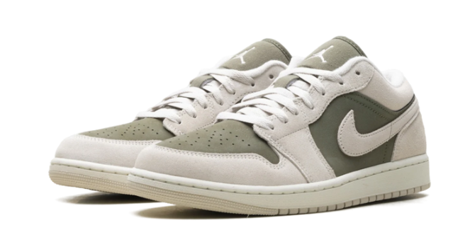 Air Jordan 1 Low SE 'Medium Olive Sail' Style – UA-Grade, Non-Retail