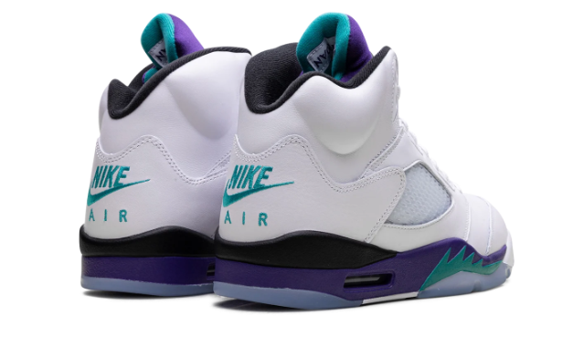 Air Jordan 5 Retro 'Grape' (2025) – White / New Emerald / Grape Ice / Black