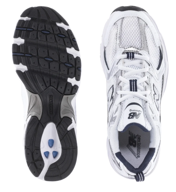 New Balance 530 Women's Sneakers – White / Silver / Dark Blue