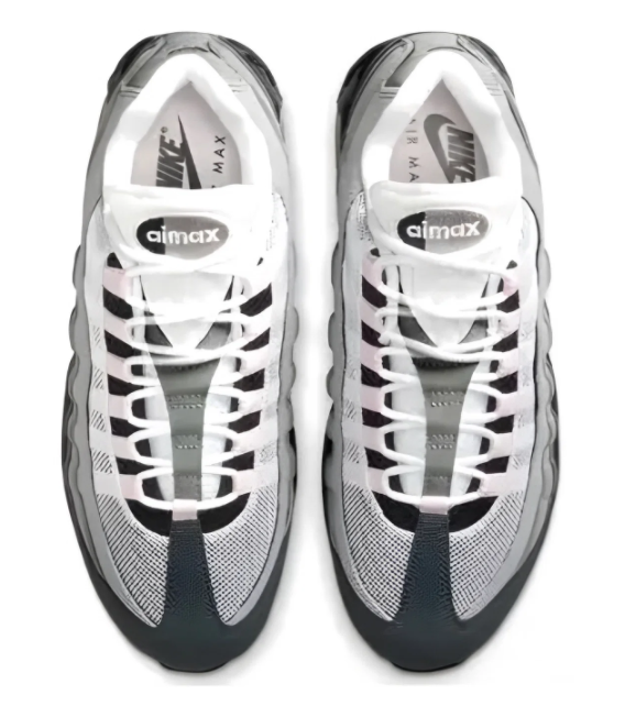 Nike Air Max 95 OG “Pink Foam” (2025) Big Bubble – Grey / Black / Pink