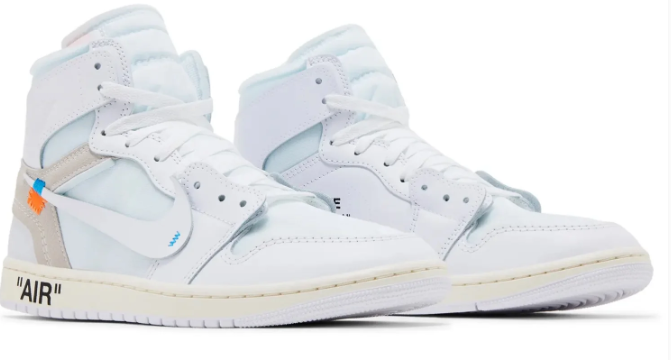 Air Jordan 1 Retro High 'Virgil Abloh Archive Alaska' Sneakers