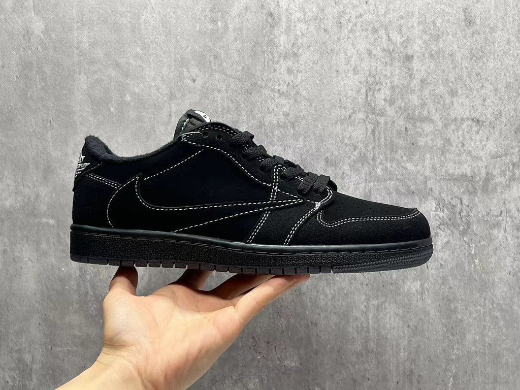 Air Jordan 1 Low x Travis Scott "Black Phantom" Reverse Swoosh