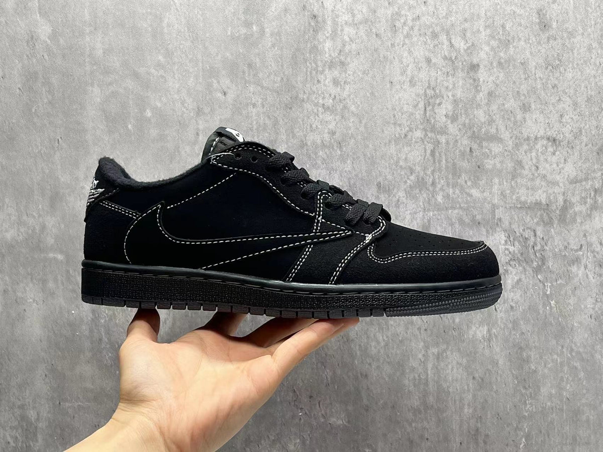 Air Jordan 1 Low x Travis Scott "Black Phantom" Reverse Swoosh