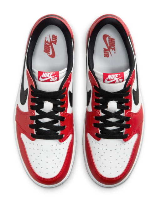 Air Jordan 1 Retro Low OG 'Banned' – Black / Varsity Red