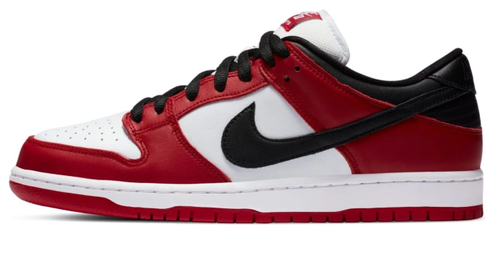 Nike SB Dunk Low 'Chicago' Sneakers – Red / White / Black