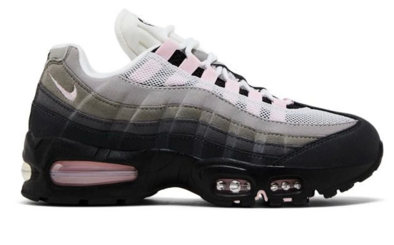 Nike Air Max 95 OG “Pink Foam” (2025) Big Bubble – Grey / Black / Pink