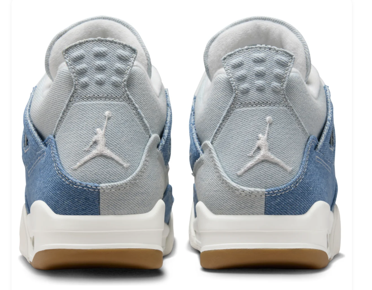 Air Jordan 4 WMNS 'Denim' – Blue Denim / White