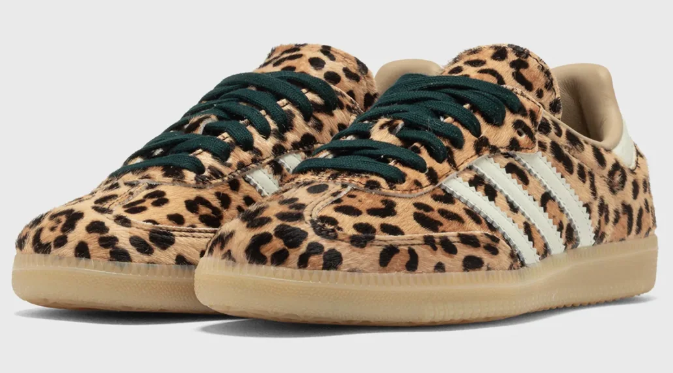 adidas Samba OG Women's – Magic Beige / Ivory Leopard Print