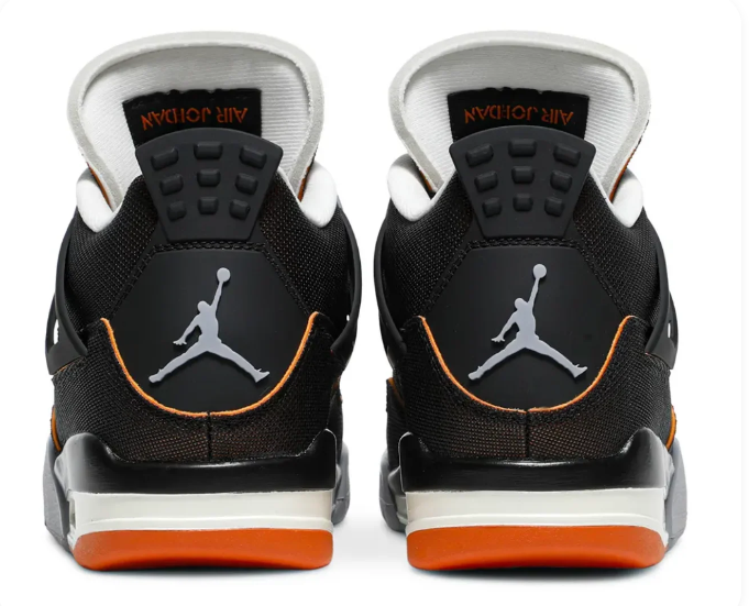 Air Jordan 4 Retro 'Starfish' Women's Sneakers – Sail / Black / Starfish