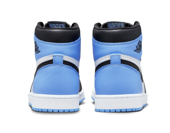 Air Jordan 1 High OG 'UNC Toe' – University Blue / Black / White