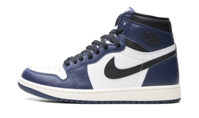 Air Jordan 1 Retro High OG 'Midnight Navy' – Navy / White