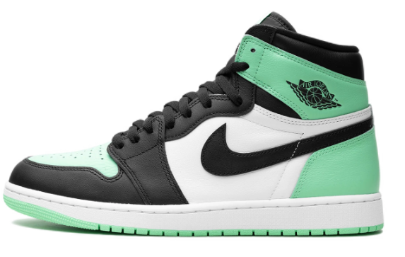 Air Jordan 1 High OG 'Green Glow' – White / Black / Green Glow