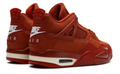 Air Jordan 4 Sneakers – Burnt Orange / Red / Cream