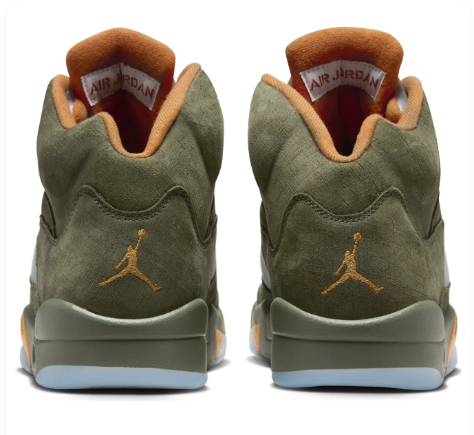 Air Jordan 5 Retro 'Olive' (2024) – Army Olive / Solar Orange