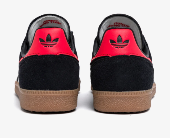 adidas Suede Sneakers – Core Black / White / Red / Gum