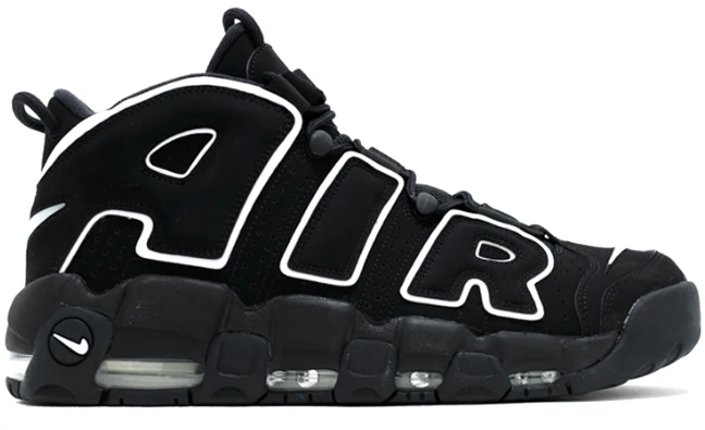 Nike Air More Uptempo “Black White” – Black / White