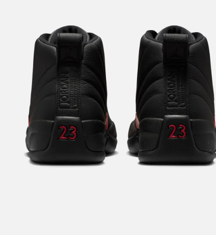 Air Jordan 12 Men's Sneakers – Black / Red