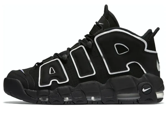 Nike Air More Uptempo “Black White” – Black / White