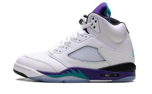 Air Jordan 5 Retro 'Grape' (2025) – White / New Emerald / Grape Ice / Black