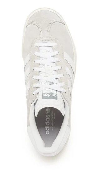 adidas Gazelle Bold Women's Platform Sneakers – Grey / White
