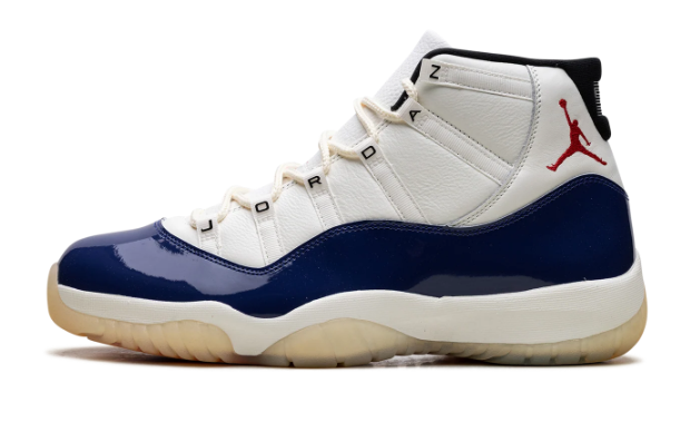 Air Jordan 11 'Rare Air' – White / Navy / Red