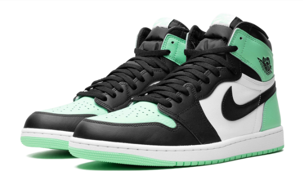 Air Jordan 1 High OG 'Green Glow' – White / Black / Green Glow