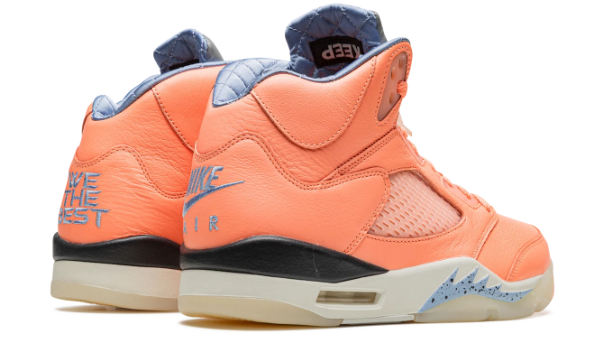 DJ Khaled x Air Jordan 5 'Crimson Bliss' – Coral / Blue / Silver