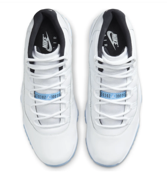 Air Jordan 11 Retro 'Legend Blue' (Columbia) (2024) – White / Legend Blue / Black