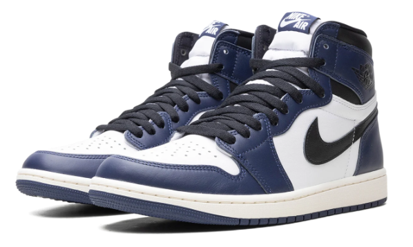Air Jordan 1 Retro High OG 'Midnight Navy' – Navy / White