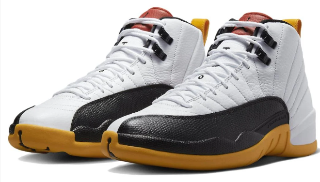 Air Jordan Sneakers – White / Black / Taxi / Varsity Red