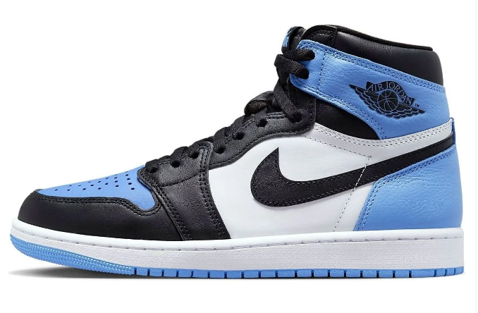 Air Jordan 1 High OG 'UNC Toe' – University Blue / Black / White