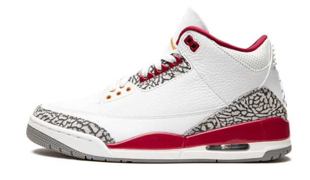 Air Jordan 3 'Cardinal' – White / Cardinal Red / Light Curry | CT8532-126