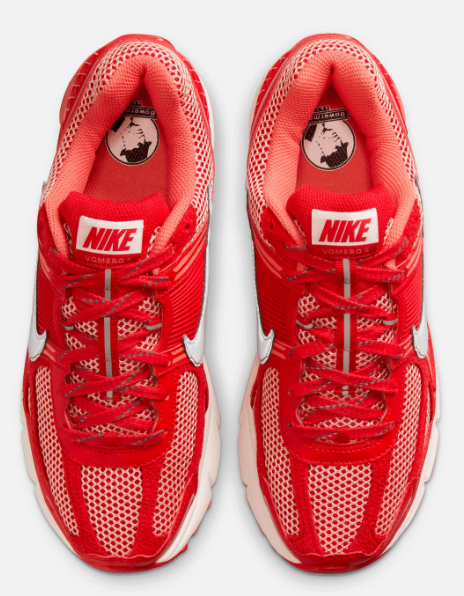 Nike Men's Zoom Vomero 5 PRM – University Red / Metallic Silver