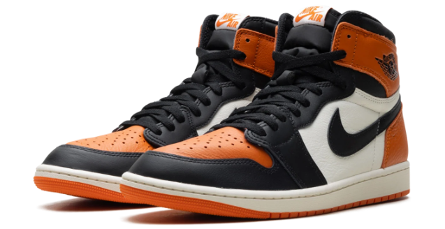 Air Jordan 1 High OG 'Shattered Backboard' Sneakers – Starfish / Black / Sail
