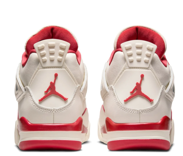 Air Jordan 4 Retro Women's Sneakers – Metallic Silver Accents