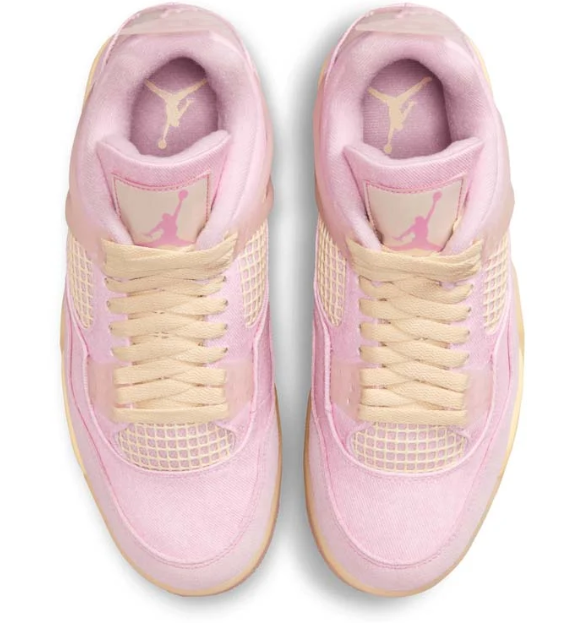 Air Jordan 4 Retro 'Pearl Pink & Iced Carmine' Sneakers
