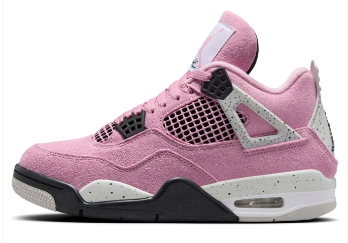 Air Jordan 4 Retro 'Orchid' Women's Sneakers – Orchid / Cement Grey