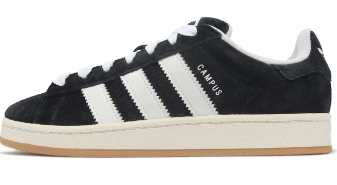 adidas Campus Sneakers – Core Black / Cloud White